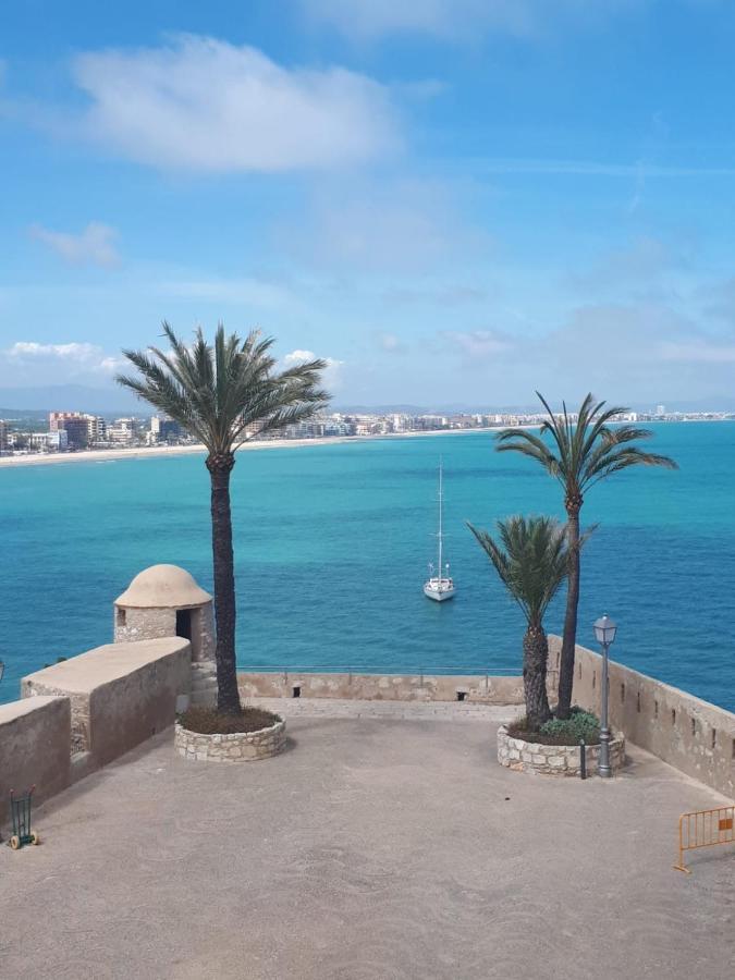 Charmant Appartement Avec Vue Sur Le Chateau De Peniscola Exterior photo