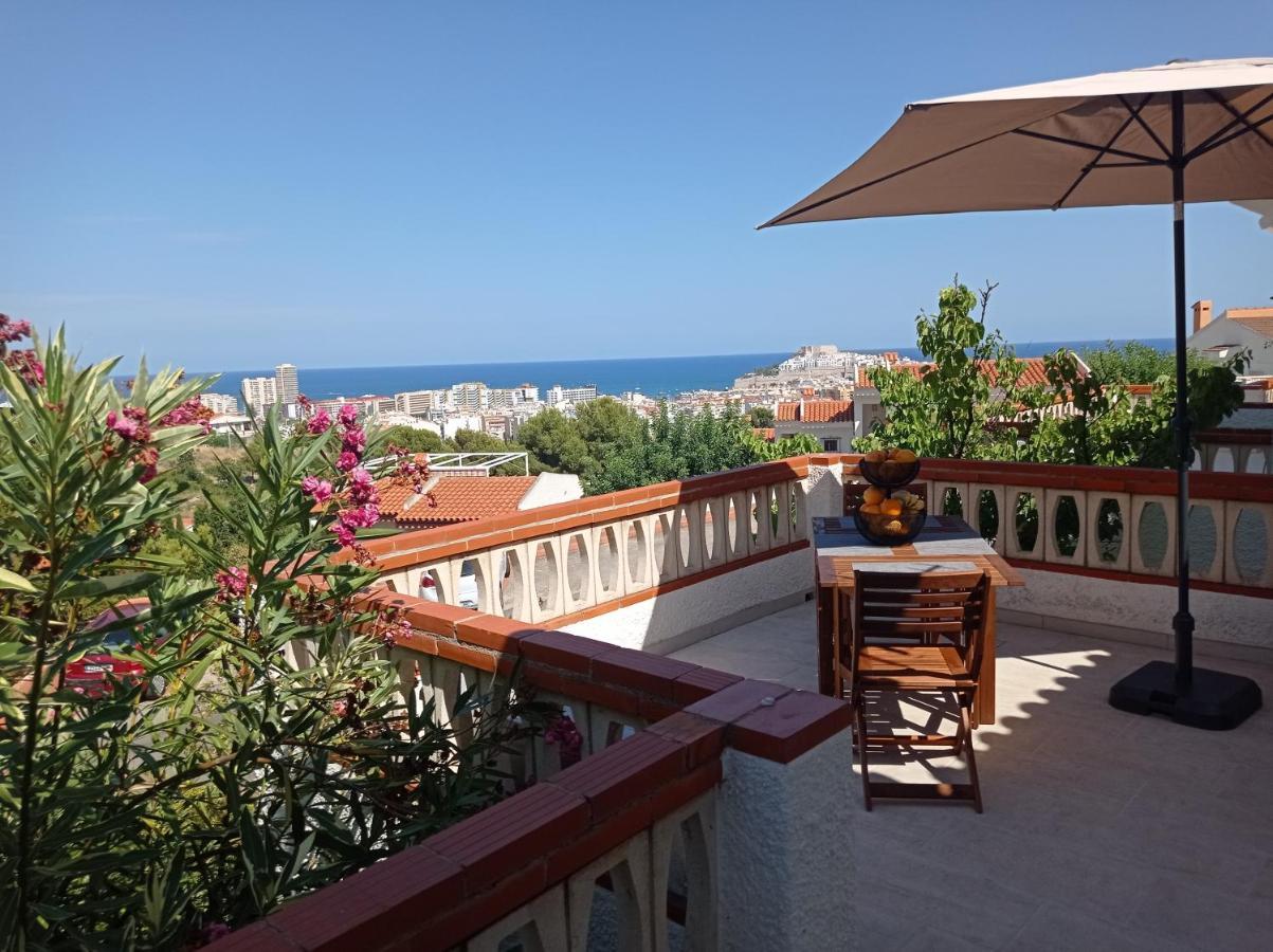 Charmant Appartement Avec Vue Sur Le Chateau De Peniscola Exterior photo
