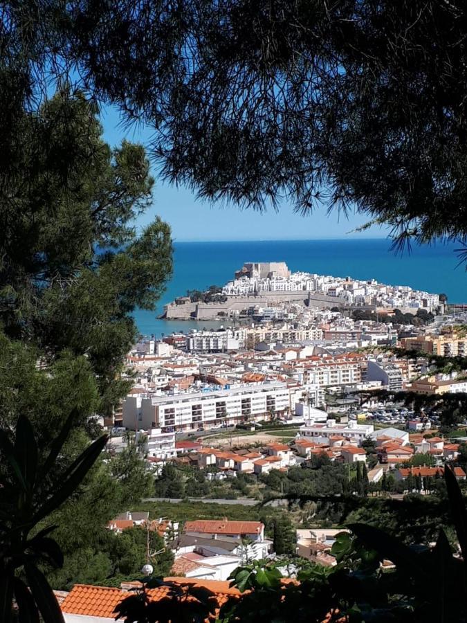 Charmant Appartement Avec Vue Sur Le Chateau De Peniscola Exterior photo